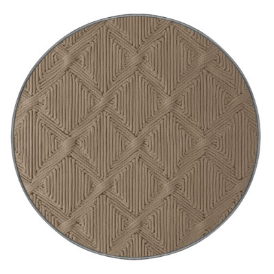 Machine Washable Trellis Gray Area Rug