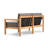Haven 62.5'' Wide Teak with Sunbrella® Cushions-72605208