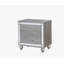 Table de chevet argentée 1pc-930101480