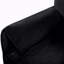 Chaise surdimensionnée noire de 41,09 po, ensemble de coussins d'assise rembourrés en chenille moderne, attrayante pour la chambre à coucher et le salon, fauteuil modulaire rembourré, chambre de détente, bricolage