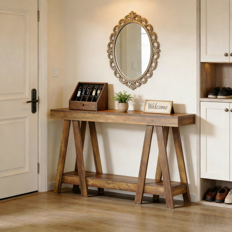 2-Tier Hall Table,Entryway Table,Functional Console Table