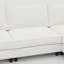 Canapé de grande taille à 3 places de 107,8 po, canapés en forme de L avec repose-pieds mobile, accoudoirs avec poches, fauteuils en tissu modernes pour le salon, l’appartement, le bureau