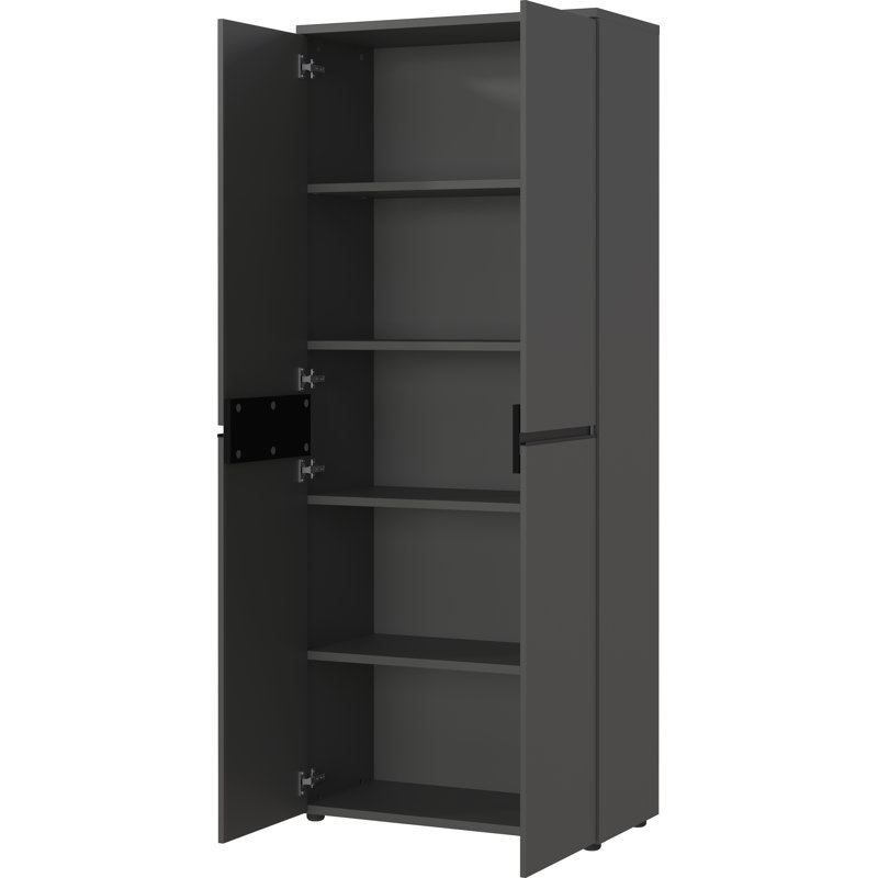 Bonares Storage Cabinet, Matt black