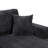 Gray 3 - Piece Corduroy Double Chaise Sectional For 4, Featuring Foam Filled Cushions, Square Arms, Minimalist Design, Removable Engineered Wood Frame, 59.35 In Deep, 122.62 Wide, 32.68 Tall 4-1781906596