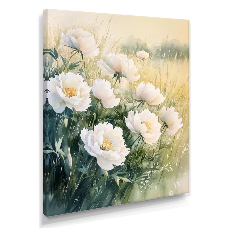 Hargrove - Floral Wall Art, H 40 po x l 30 po, Toile tendue, Does Not Apply