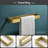 Bathroom Hardware Set 4-Piece Towel Bar Set Square Bathroom Accessories Kit Stainless Steel Wall Mounted-107101463