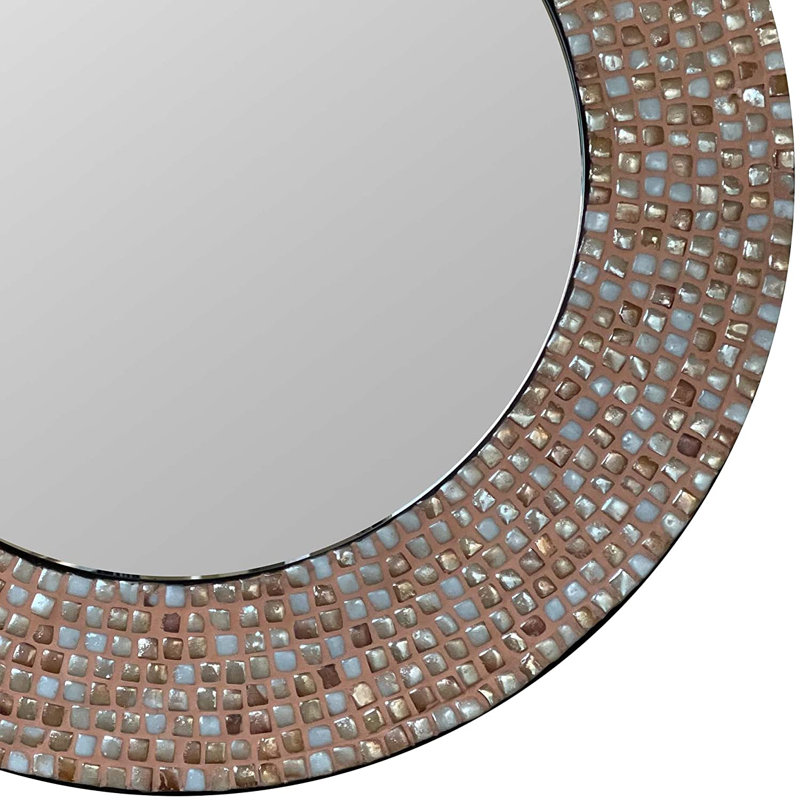 Miroir décoratif Duchesne, Beige