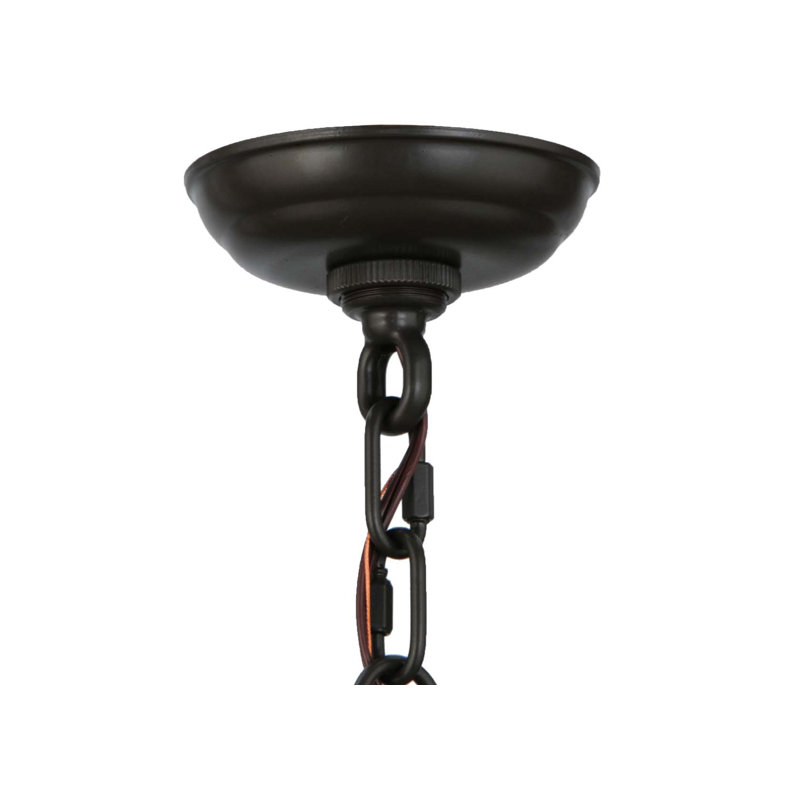 Lustre carré lanterne 4 lumières