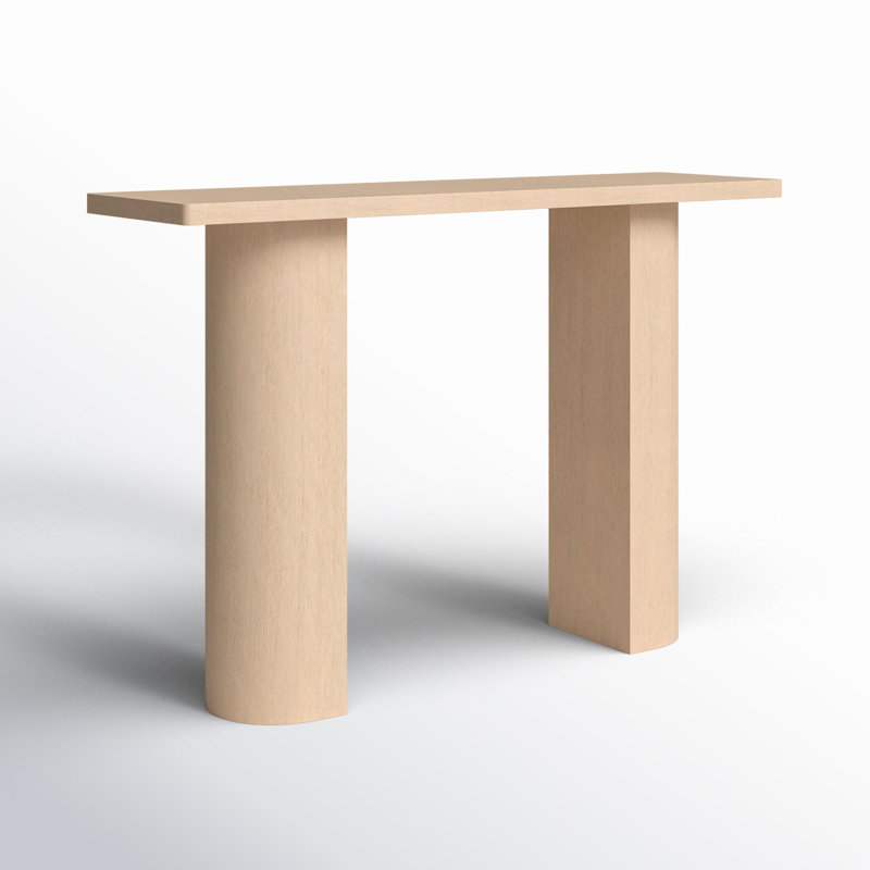 Moscow 50'' Solid Wood Console Table, Tan