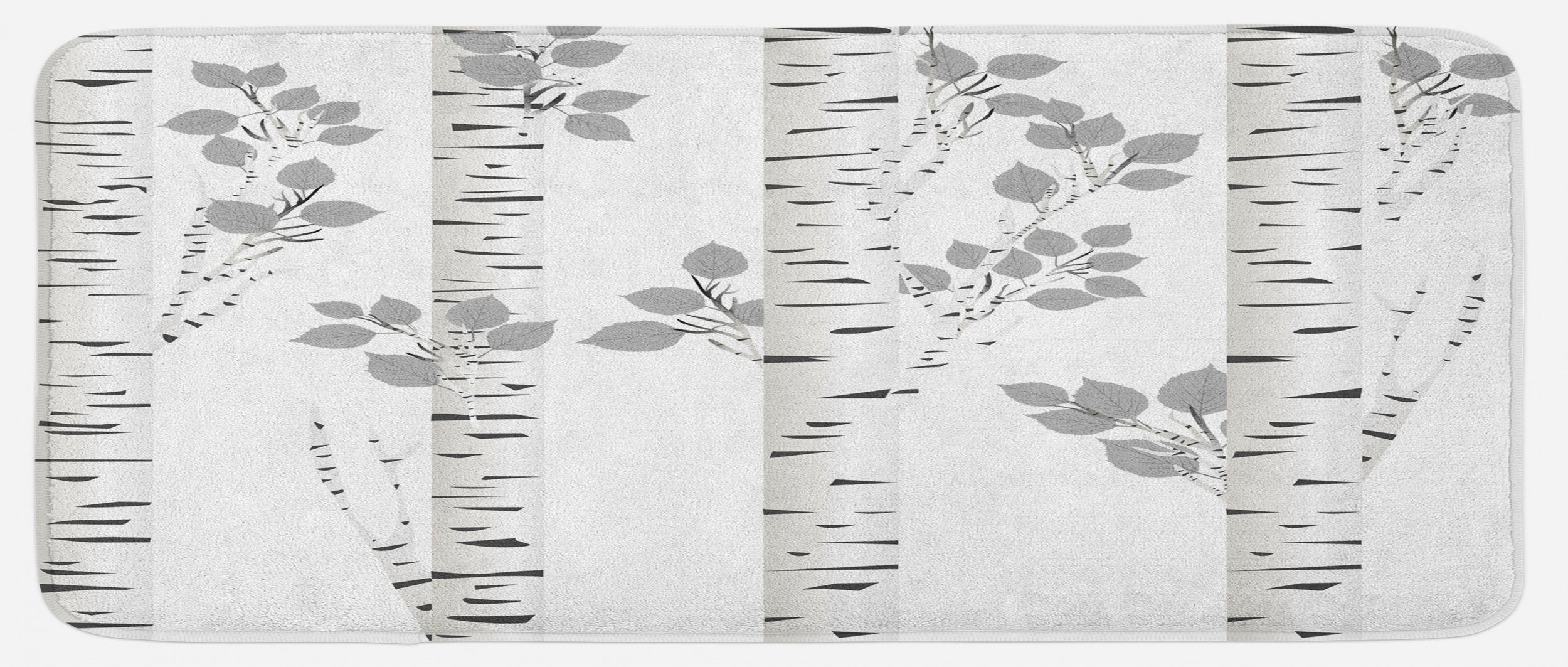 East Urban Home White Branches With Leaves Autumn Nature Forest