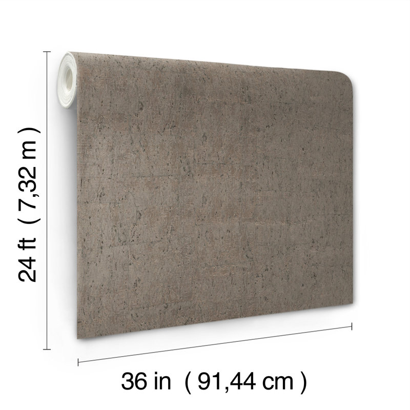 Papier peint double rouleau Candice Olson Natural Splendor, Taupe moyen mÃ©tallique / taupe foncÃ© / argent mÃ