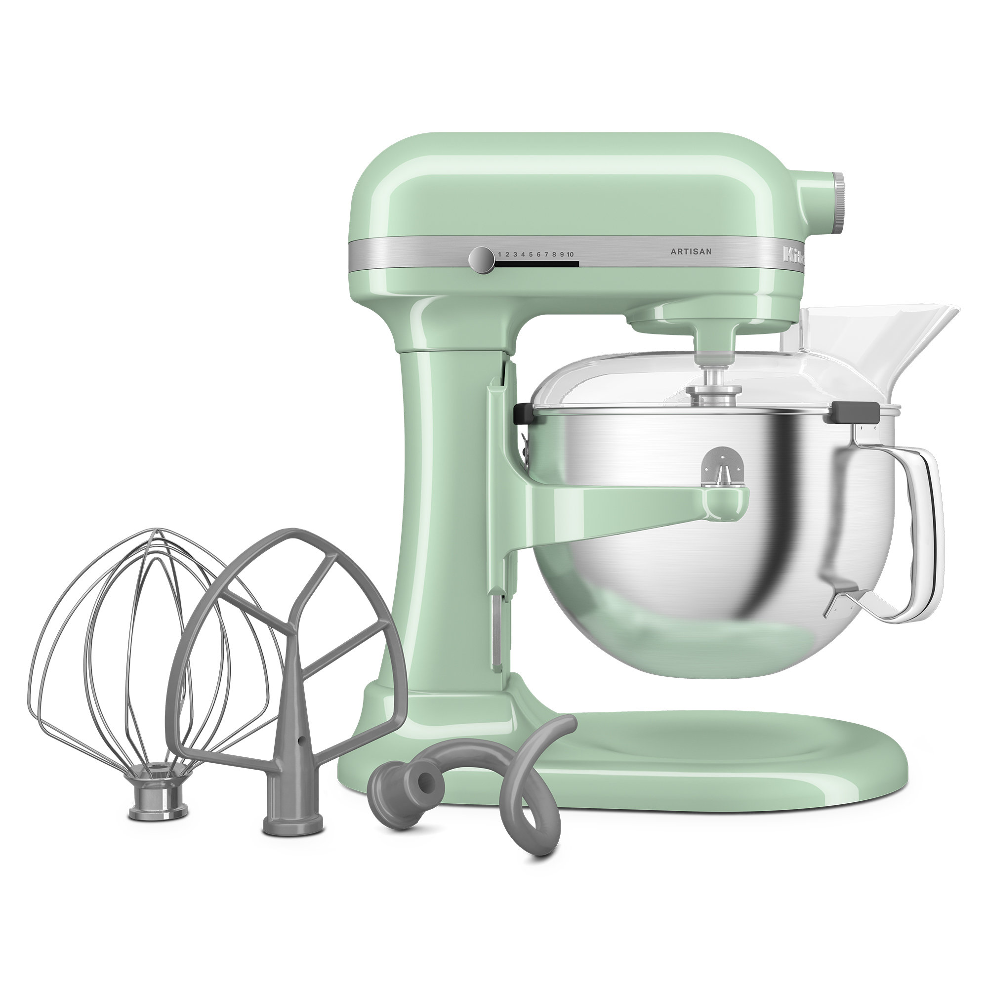 Stand mixer with bowl, 4.3L, with slicer accessory, Classic, Matte