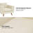 39.3'' Wide Upholstered Accent Chair With Solid Wood Legs-718318073