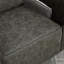 Fauteuil demi-tonneau pivotant avec dossier ouvert en polyuréthane gris-1470114097-1470114099