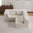 Compression Mahjong Sofa,Convertible Floor Sofa Bed,Diy Boneless Modular Sectional Sofa,No Assembly Required,Circle Fleece Fabric,Oversized 3 Seater With 3 Pillows-61771211