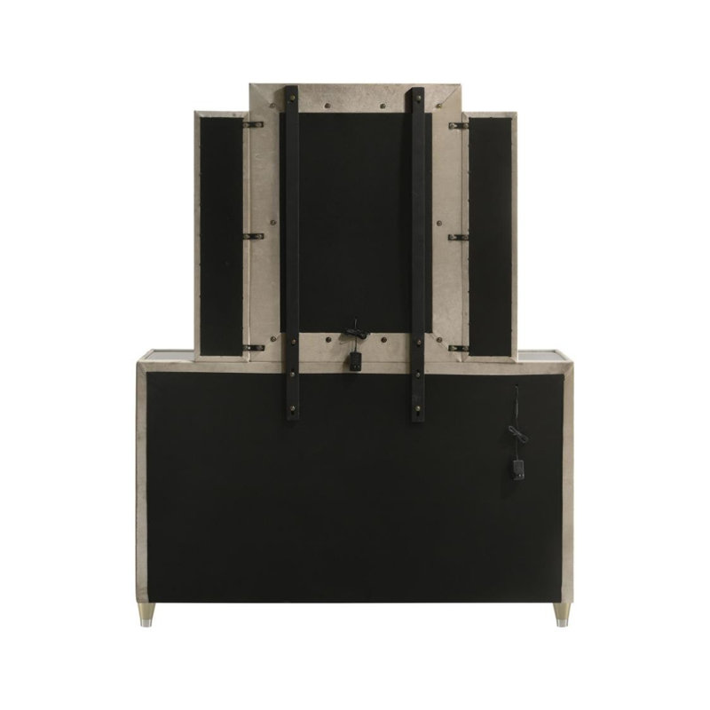 Commode 8 tiroirs avec miroir Rafael