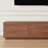 Minimalist TV Stand, Wood Media Console With Drawers, Walnut Veneer, 78" Fully-Assembled