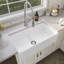 Évier de cuisine simple 33 po x 18 po Fireclay Farmhouse
