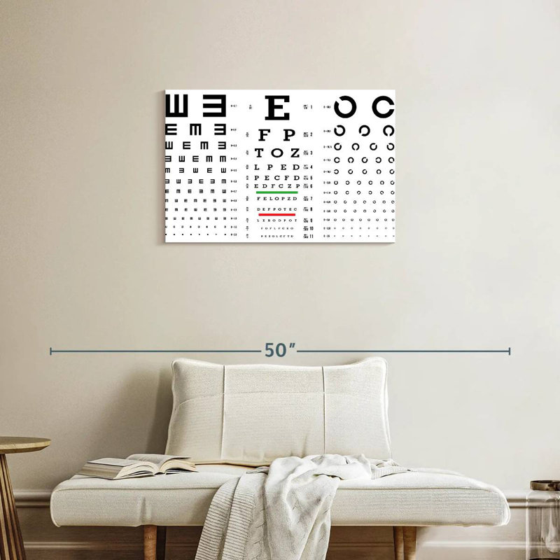Graphiques de test Alcaraz Vision, H 20 po x l 30 po