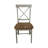 Bellmead Solid Wood Cross Back Side Chair-274613949