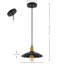 Luminaire suspendu en forme de dôme à 1 lumière