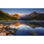 Papier peint amovible naturel Lake Mountain Landscape Forest-896809922