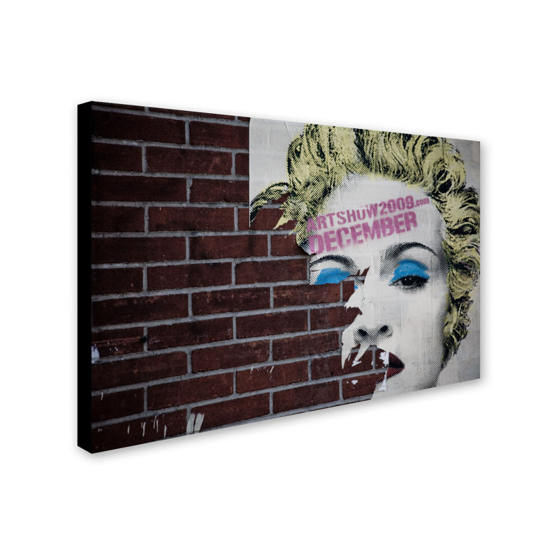 Reproduction d’art sur toile, "Madonna pop" par Yale Gurney, H 22 po x l 32 po x P 2 po