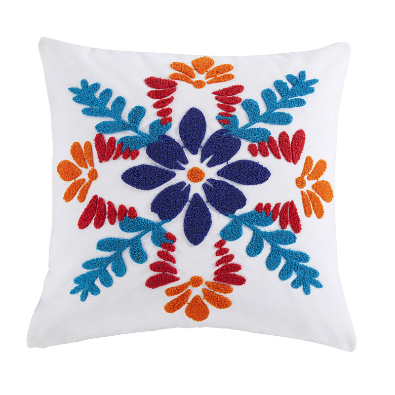 Coussin décoratif intérieur / extérieur Talavera, Rouge