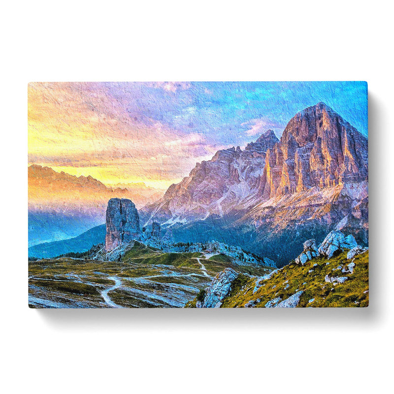 Mountain View - Wrapped Canvas, 35cm H x 50cm W x 3cm D