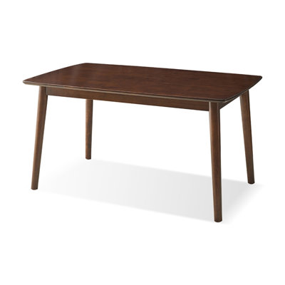 Brown Rectangular Solid Dining Table For Dining Room/Kitchen