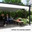 Auvent rétractable pour pergola 13 'x 13' avec structure en aluminium plus solide, abri extérieur pour parasol pour jardin, patio, cour, terrasse-107700523