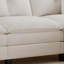 Canapé modulaire en forme de U de 137 po avec repose-pieds et accoudoirs de rangement-2056837210