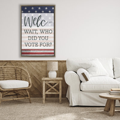 Cadre politique "Welcome", design par Lux + Me Designs