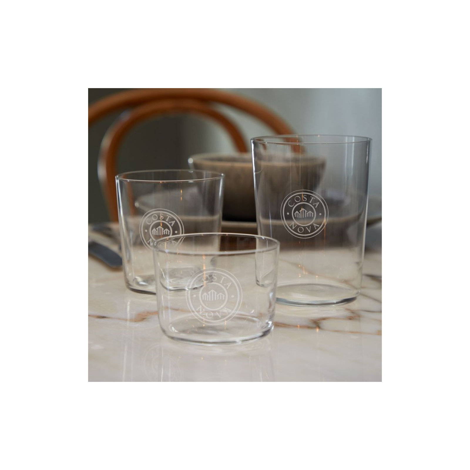 Set/6 Glasses, 7 oz.