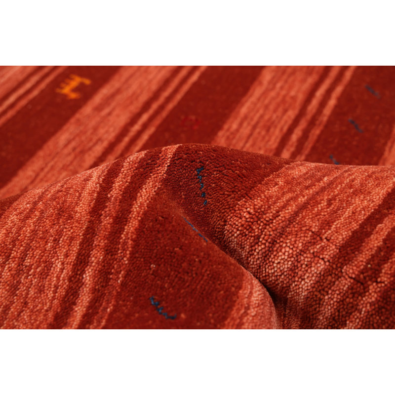 Tapis cuivre Kashkuli Gabbeh 6 pi 8 po x 9 pi 9 po