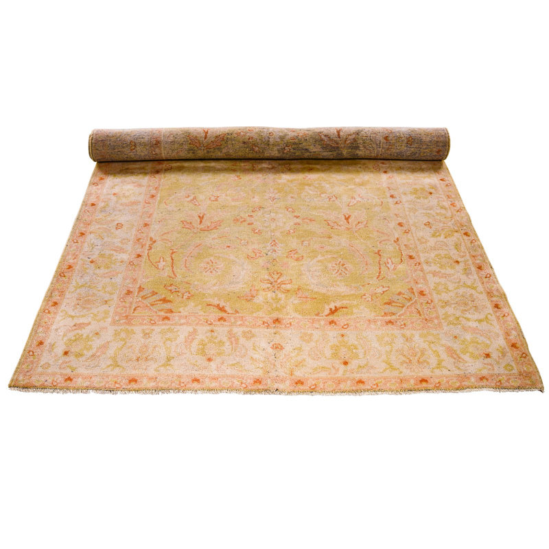 Tapis beige / beige unique de 3 pi 11 po x 5 pi 9 po