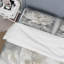 Ensemble de housse de couette blanc et gris en pivoine Blooms In Motion I Bedding-2095480041