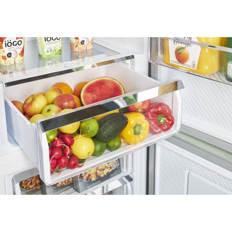 iio Retro Refrigerator Full Size with Bottom Freezer - 24 Inch Wide 11 Cu  Ft Vintage Fridge with Freezer - Retro Fridge - Perfect for mini Kitchen