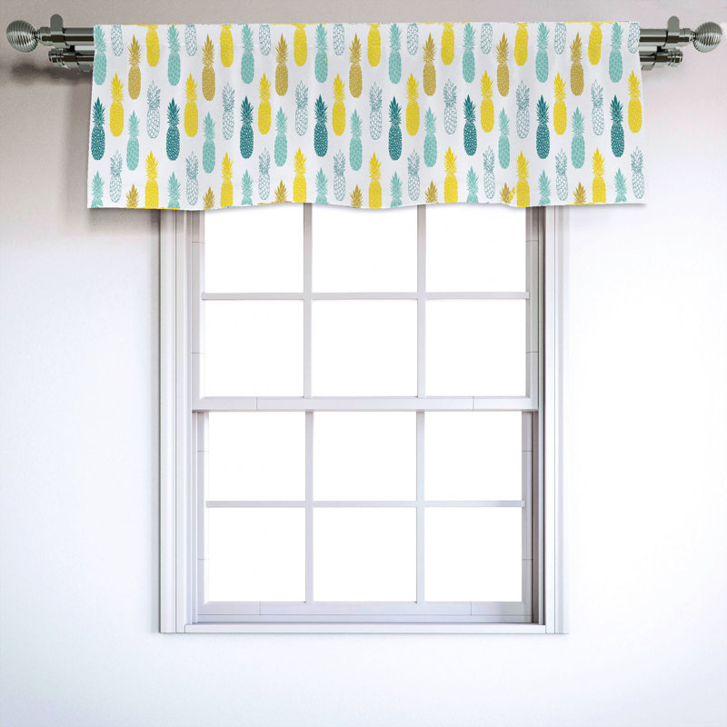 Sateen Ruffled Window Valance