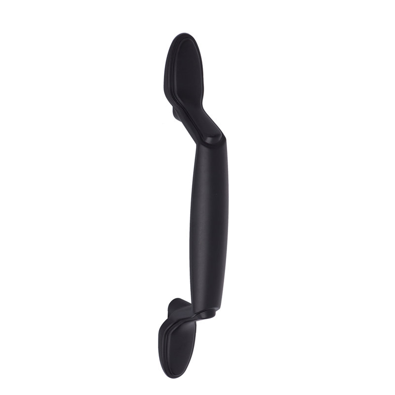 Flat Black Zinc Alloy Bar Cabinet Handle 10-Pack