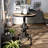 Peres Round Metal Base Dining Table