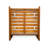 Lazy Acacia Patio Club Chair,Beige