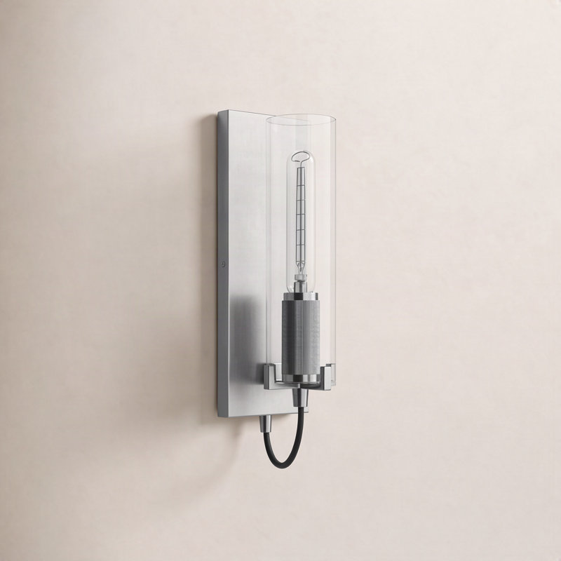 Cala Armed Sconce, Brushed Nickel
