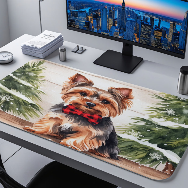 Polyester Desk Pad, 14.4x12.1