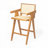 Hassan 27’’ Rubberwood Counter Stools With Cane Webbing-1913220162