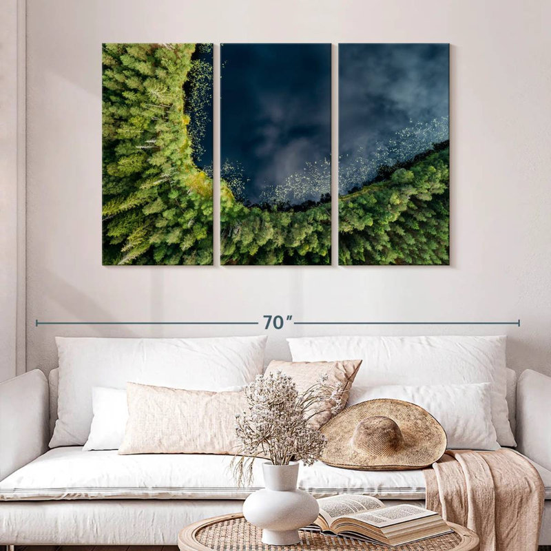 Nuuksio Lake And Trees, 32" H x 50" W