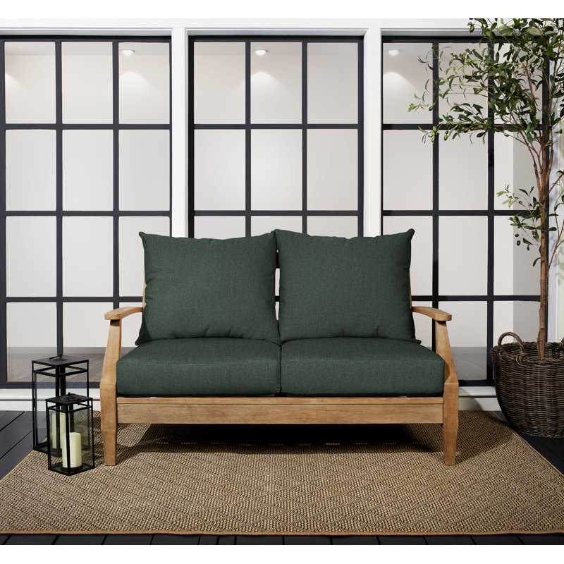Coussin de siège / dossier d'extérieur Sunbrella, L 22,5 po x P 22,5 po, Sunbrella® vert