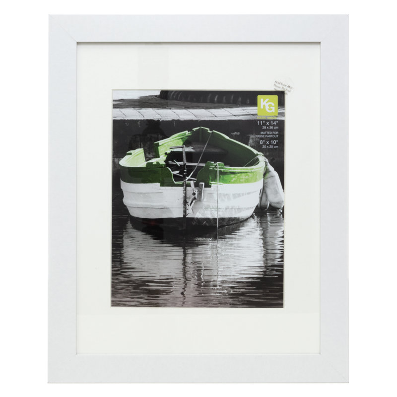 Mirabelle Matte Picture Frame, White