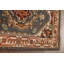 Tapis oriental bleu clair clair Heriz Serapi noué à la main 3 x 6