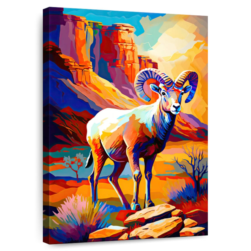 Brampt Bighorn Sheep II, 24" H x 16" W